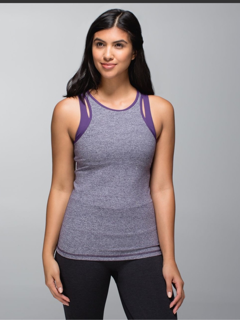 Lululemon Inspiration Tank
Heathered Black Grape / Going Grape